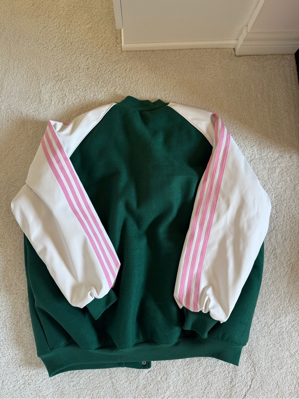 Adidas Originals Oversized Varsity Jacket - Picture 7 of 7